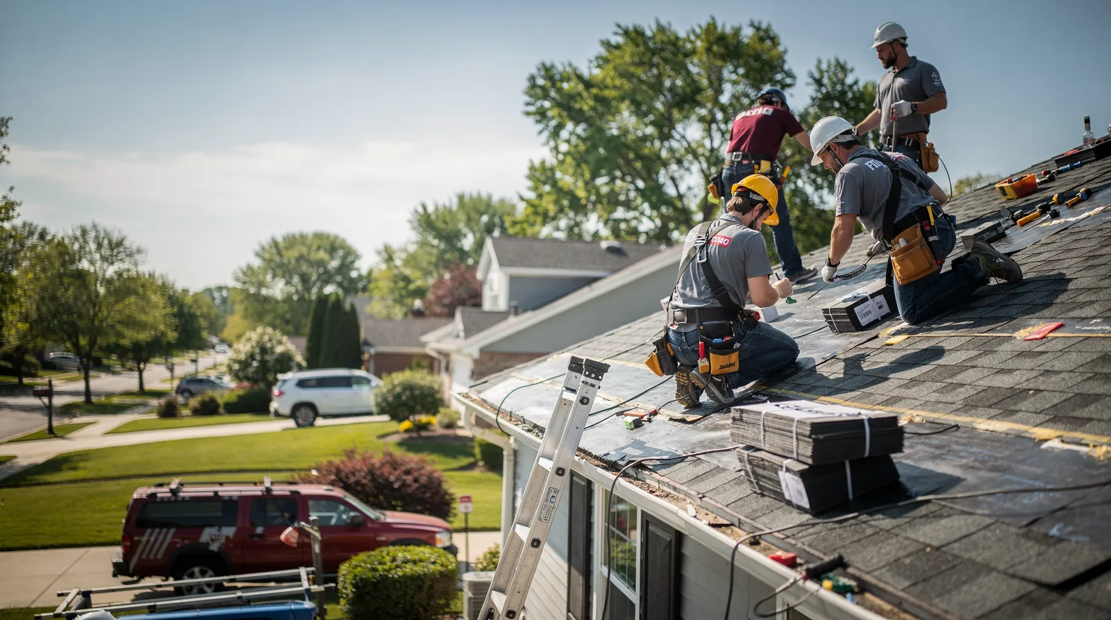 Roof Repair in Forest City, IL around you